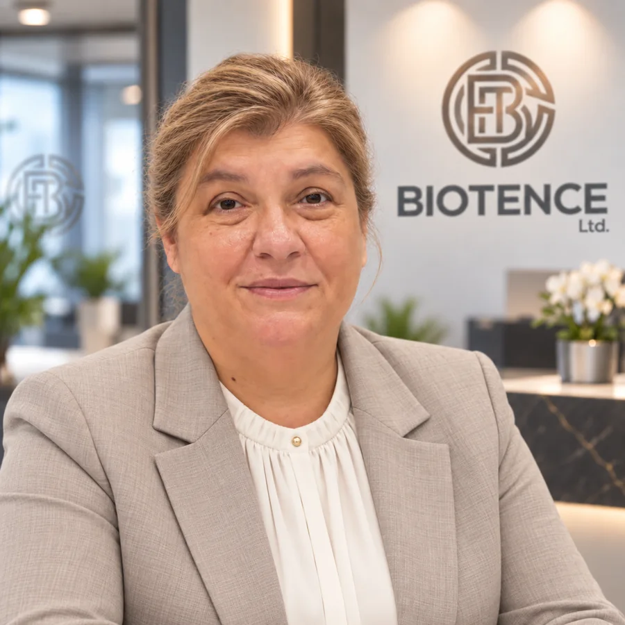 Retrato de Donika Iwuchukwu, Directora General de BIOTENCE Ltd.